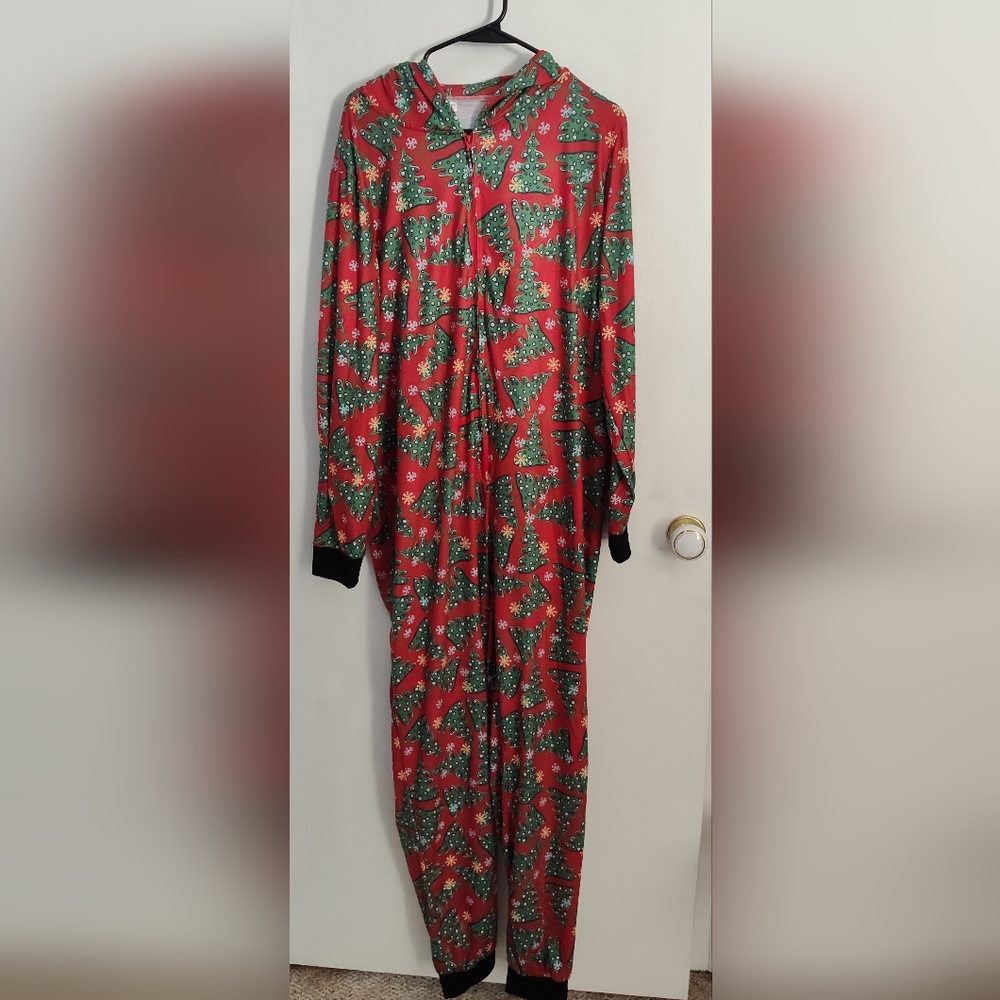 Christmas Tree Pajama Onesie